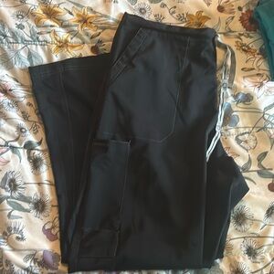 BLACK WONDERWINK SCRUB PANTS